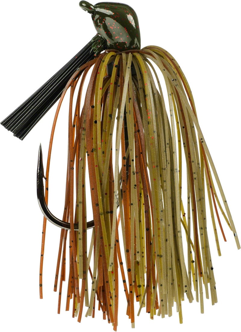 Strike King Tour Grade Skipping Jig 1/2 oz/Green Pumpkin Craw (TGSKJ12-46)